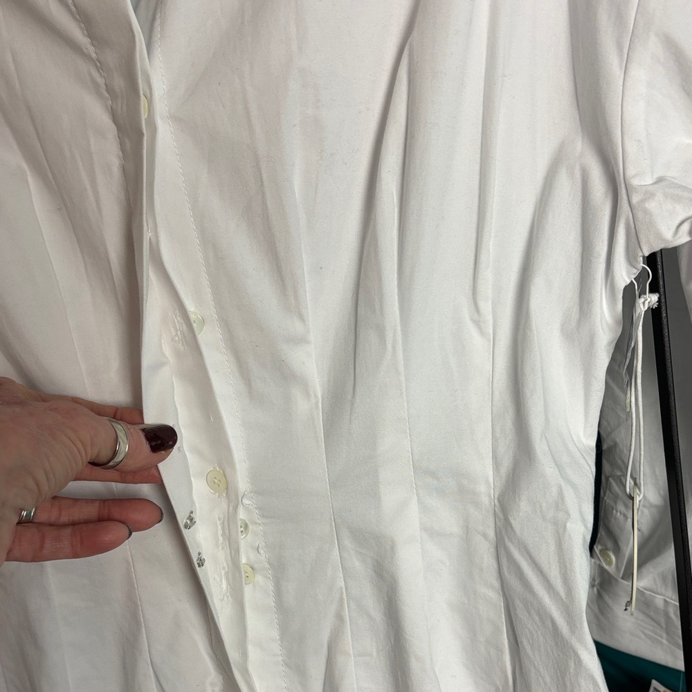 Staud Lorenza midi dress white sold out online - Picture 6 of 15